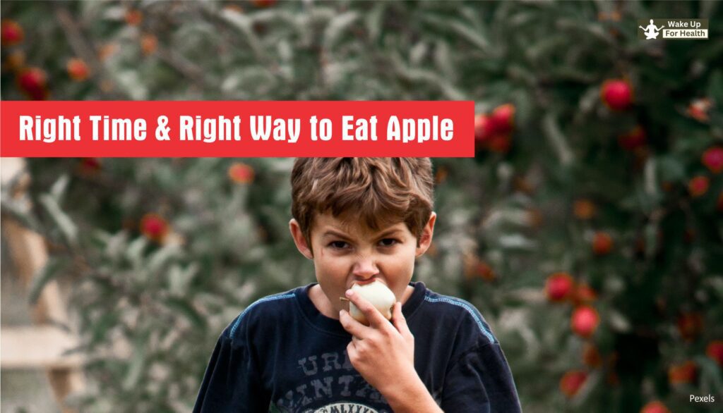 tight time right way to eat apple